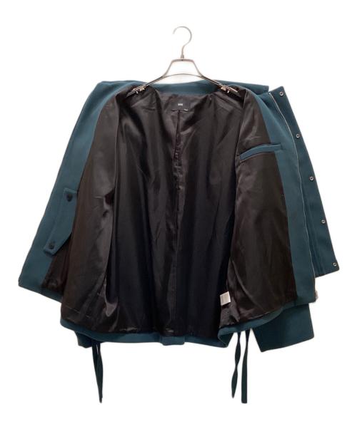HARE（ハレ）HARE (ハレ) ウーリーテックレイヤードブルゾン グリーン サイズ:Mの古着・服飾アイテム