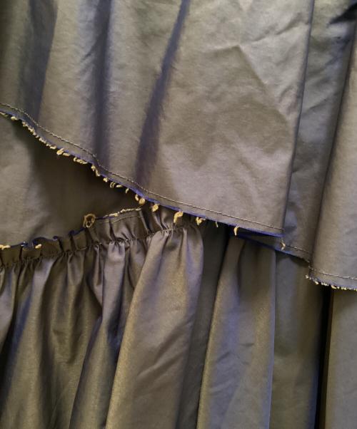 MAISON SPECIAL（メゾンスペシャル）MAISON SPECIAL (メゾンスペシャル) シャンブレータフタボリュームスカート ブラウン サイズ:Freeの古着・服飾アイテム