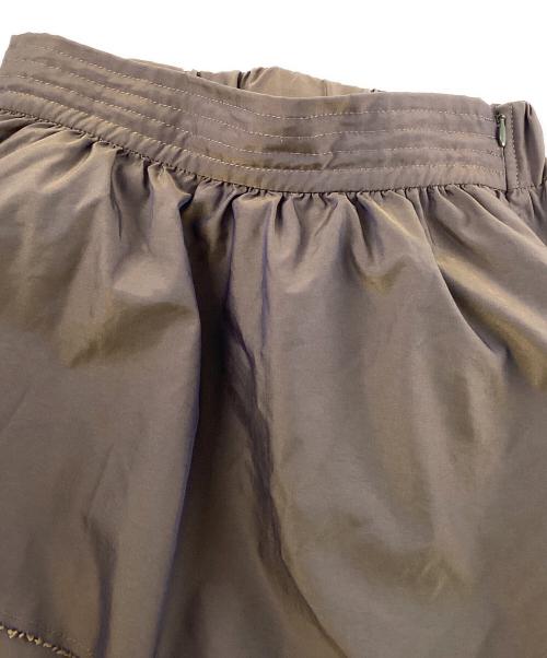 MAISON SPECIAL（メゾンスペシャル）MAISON SPECIAL (メゾンスペシャル) シャンブレータフタボリュームスカート ブラウン サイズ:Freeの古着・服飾アイテム