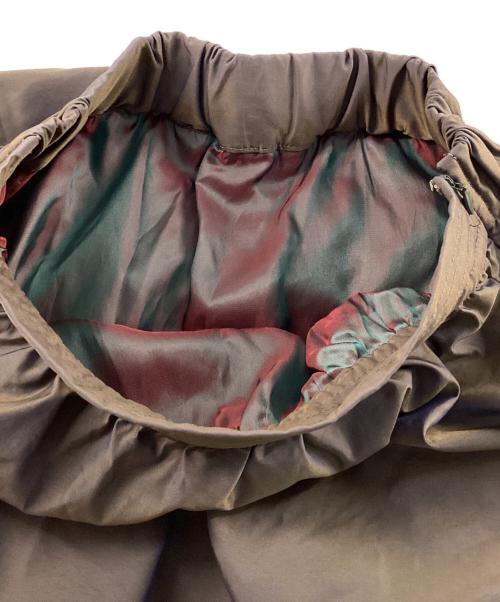 MAISON SPECIAL（メゾンスペシャル）MAISON SPECIAL (メゾンスペシャル) シャンブレータフタボリュームスカート ブラウン サイズ:Freeの古着・服飾アイテム