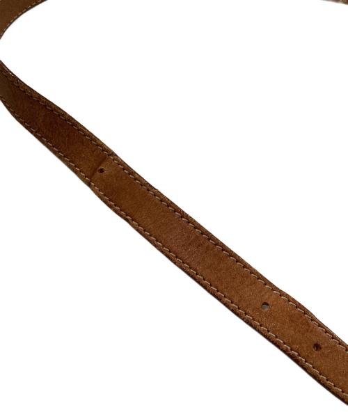 CELINE（セリーヌ）CELINE (セリーヌ) ブラゾン型押しマカダムショルダーバッグ ブラウンの古着・服飾アイテム