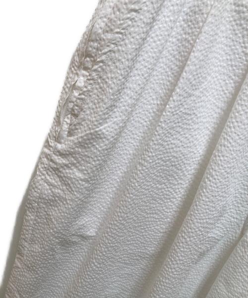 TIGHTBOOTH PRODUCTION（タイトブースプロダクション）TIGHTBOOTH PRODUCTION (タイトブースプロダクション) シアサッカーバルーンパンツ ホワイト サイズ:Lの古着・服飾アイテム