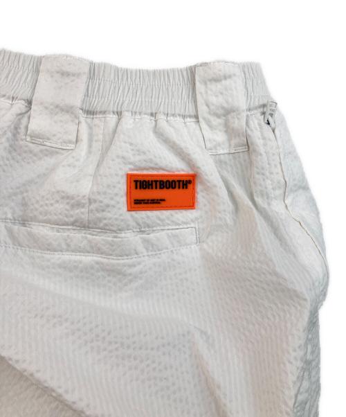 TIGHTBOOTH PRODUCTION（タイトブースプロダクション）TIGHTBOOTH PRODUCTION (タイトブースプロダクション) シアサッカーバルーンパンツ ホワイト サイズ:Lの古着・服飾アイテム
