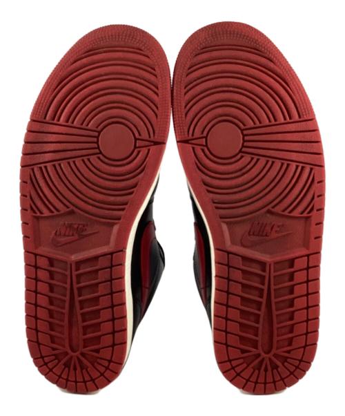 NIKE（ナイキ）NIKE (ナイキ) ウィメンズ エアジョーダン1 ロー レッド×ブラック サイズ:28の古着・服飾アイテム