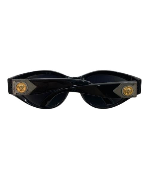 GIANNI VERSACE（ジャンニ・ヴェルサーチ）GIANNI VERSACE (ジャンニ・ヴェルサーチ) メデューサテンプルサングラス ブラックの古着・服飾アイテム