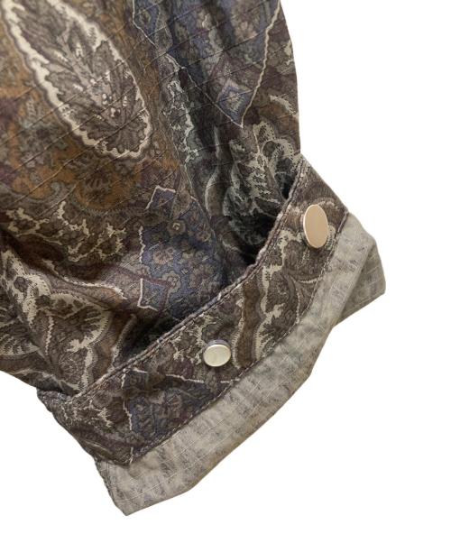 FAT（エフエーティー）FAT (エフエーティー) LIBERTY (リバティ) ダマスクデザインスナップカーディガン グレー サイズ:TITCHの古着・服飾アイテム