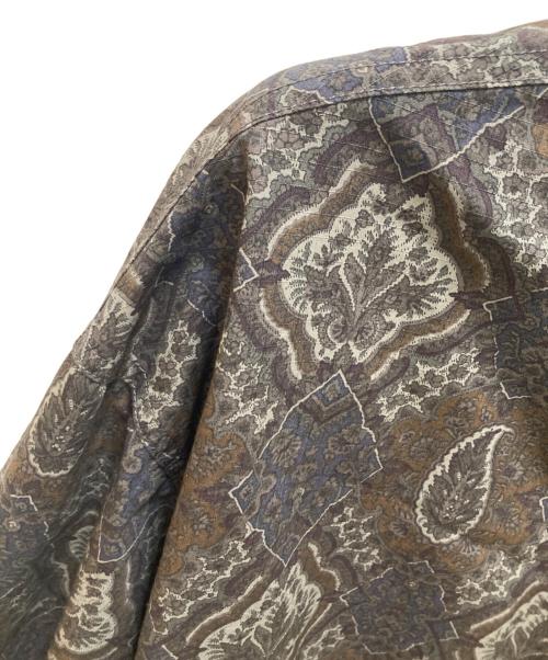 FAT（エフエーティー）FAT (エフエーティー) LIBERTY (リバティ) ダマスクデザインスナップカーディガン グレー サイズ:TITCHの古着・服飾アイテム