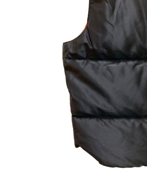 Rocky Mountain FeatherBed（ロッキーマウンテンフェザーベッド）Rocky Mountain FeatherBed (ロッキーマウンテンフェザーベッド) PORTER (ポーター) BEAMS (ビームス) コラボタンカー ヨークレザーダウンベスト ブラック サイズ:36の古着・服飾アイテム