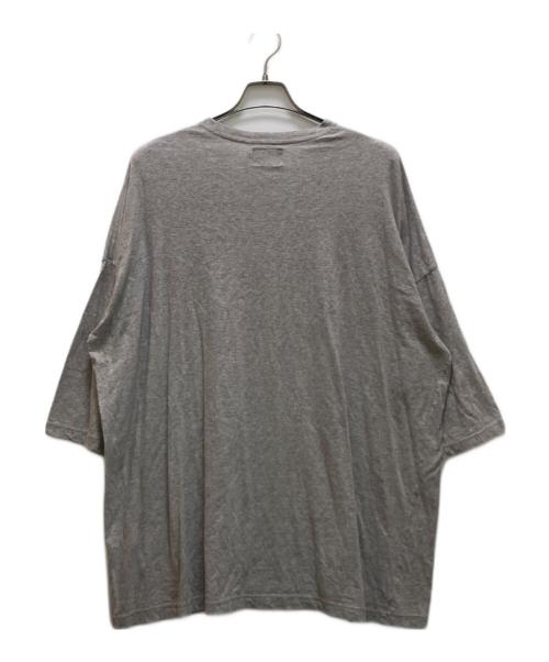 stussy（ステューシー）stussy (ステューシー) オーバーサイズロゴTシャツ グレー サイズ:Sの古着・服飾アイテム