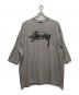 stussy（ステューシー）の古着「オーバーサイズロゴTシャツ」｜グレー