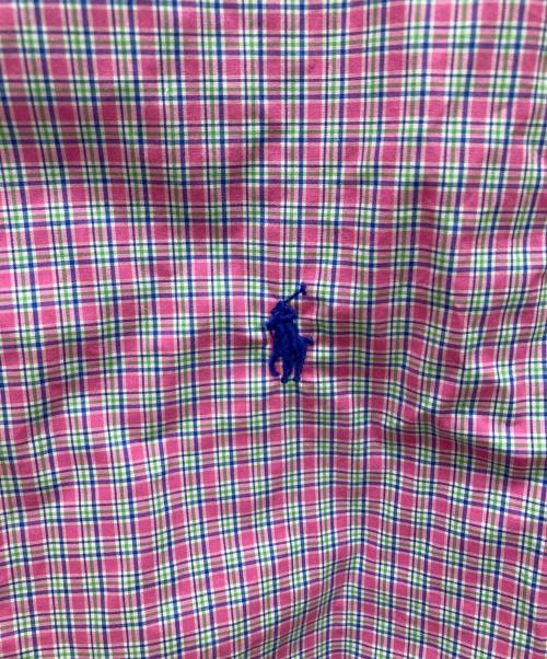 POLO RALPH LAUREN（ポロ・ラルフローレン）POLO RALPH LAUREN (ポロ・ラルフローレン) チェックBDシャツ ピンク サイズ:M 未使用品の古着・服飾アイテム