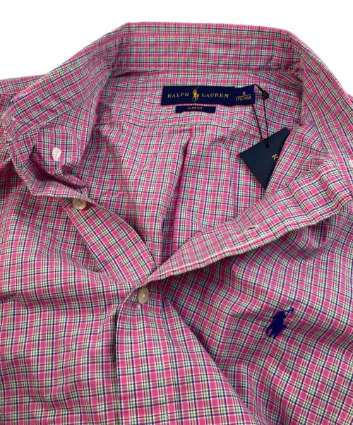 POLO RALPH LAUREN（ポロ・ラルフローレン）POLO RALPH LAUREN (ポロ・ラルフローレン) チェックBDシャツ ピンク サイズ:M 未使用品の古着・服飾アイテム