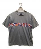 stussyステューシー）の古着「プリントTシャツ」｜グレー