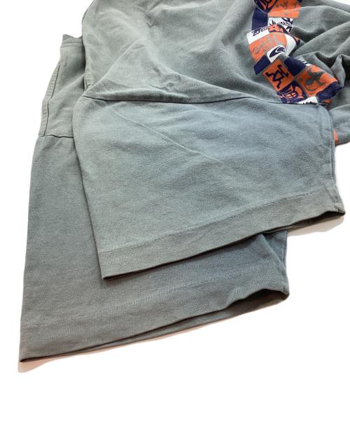 stussy（ステューシー）stussy (ステューシー) プリントTシャツ グレー サイズ:Lの古着・服飾アイテム