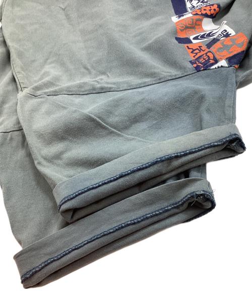 stussy（ステューシー）stussy (ステューシー) プリントTシャツ グレー サイズ:Lの古着・服飾アイテム