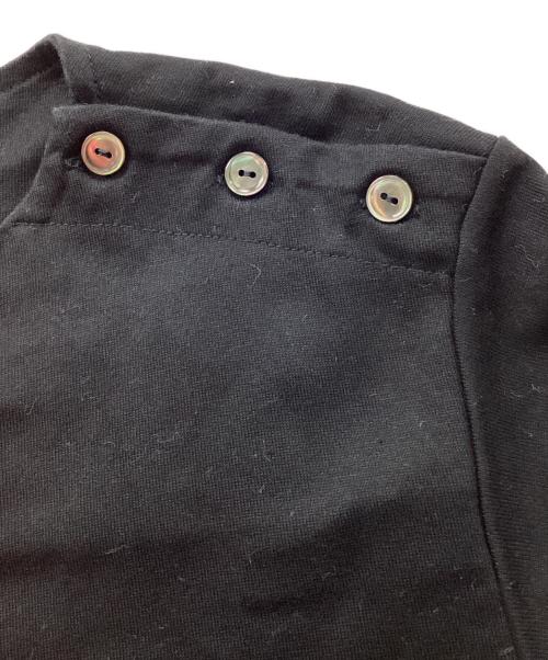 LACOSTE（ラコステ）LACOSTE (ラコステ) BEAMS BOY (ビームスボーイ) 別注ボートネックドレスワンピース ブラック サイズ:38の古着・服飾アイテム