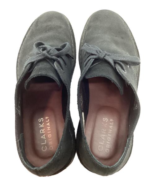 CLARKS ORIGINALS（クラークス オリジナルズ）CLARKS ORIGINALS (クラークス オリジナルズ) デザートカーン スウェードシューズ ブラック サイズ:26.5の古着・服飾アイテム