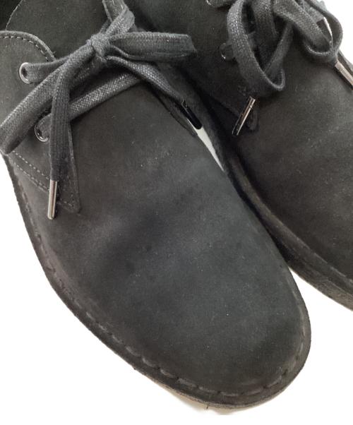 CLARKS ORIGINALS（クラークス オリジナルズ）CLARKS ORIGINALS (クラークス オリジナルズ) デザートカーン スウェードシューズ ブラック サイズ:26.5の古着・服飾アイテム