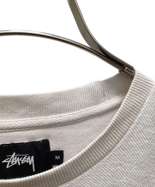 stussy（ステューシー）stussy (ステューシー) ロゴワッペンTシャツ ホワイト サイズ:Mの古着・服飾アイテム