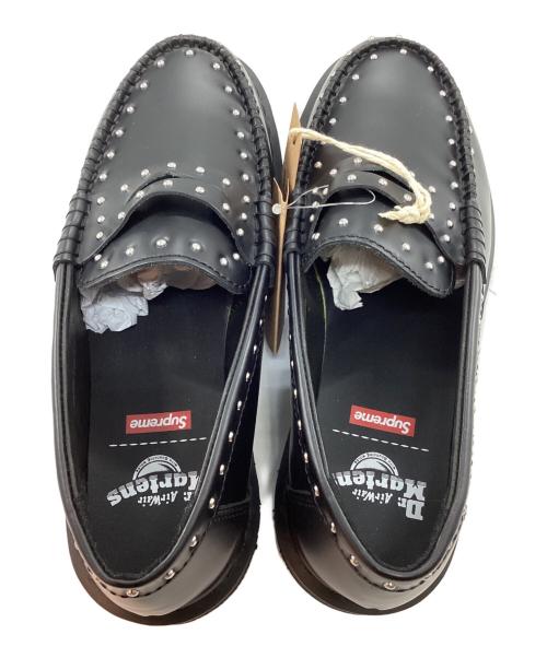 SUPREME（シュプリーム）SUPREME (シュプリーム) Dr.Martens (ドクターマーチン) コラボスタッズ ペントン ローファー ブラック サイズ:UK 8 未使用品の古着・服飾アイテム