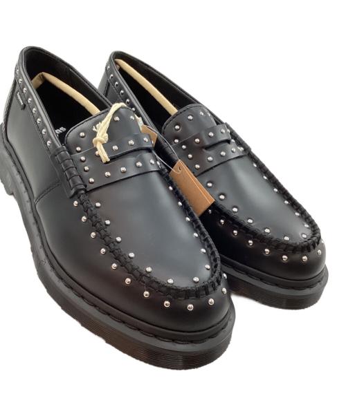 SUPREME（シュプリーム）SUPREME (シュプリーム) Dr.Martens (ドクターマーチン) コラボスタッズ ペントン ローファー ブラック サイズ:UK 8 未使用品の古着・服飾アイテム