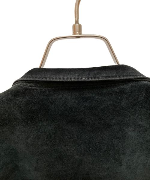 DIESEL Black Gold（ディーゼル ブラック ゴールド）DIESEL Black Gold (ディーゼル ブラック ゴールド) スウェードダブルライダースジャケット グリーン サイズ:Lの古着・服飾アイテム