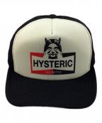 Hysteric Glamourヒステリックグラマー）の古着「HYSTERIC UNLIMITED メッシュキャップ」｜ホワイト×ブラック