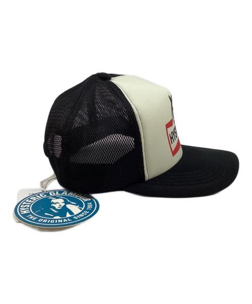 Hysteric Glamour（ヒステリックグラマー）Hysteric Glamour (ヒステリックグラマー) HYSTERIC UNLIMITED メッシュキャップ ホワイト×ブラック 未使用品の古着・服飾アイテム