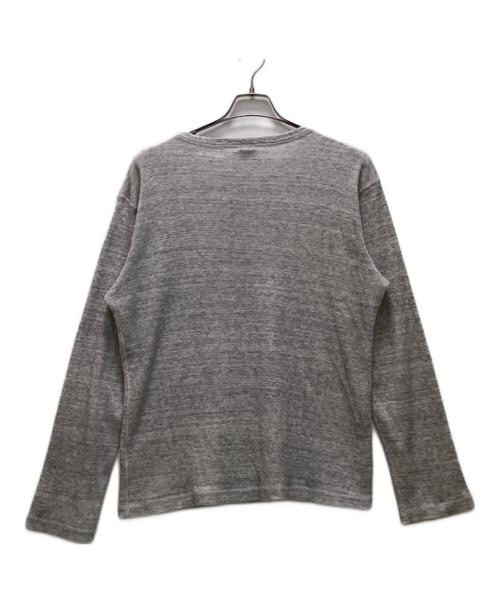 THE NORTH FACE（ザ ノース フェイス）THE NORTH FACE (ザ ノース フェイス) プリントサーマルカットソー グレー サイズ:Lの古着・服飾アイテム