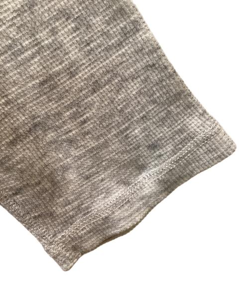 THE NORTH FACE（ザ ノース フェイス）THE NORTH FACE (ザ ノース フェイス) プリントサーマルカットソー グレー サイズ:Lの古着・服飾アイテム