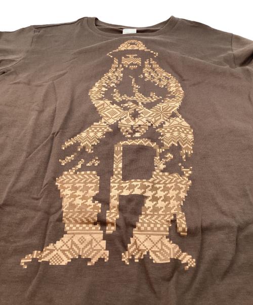 NUMBER (N)INE（ナンバーナイン）NUMBER (N)INE (ナンバーナイン) プリントTシャツ ブラウン サイズ:3の古着・服飾アイテム