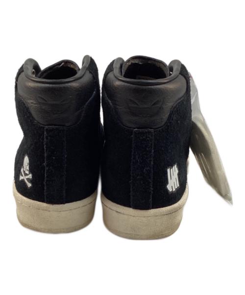 adidas（アディダス）adidas (アディダス) NEIGHBORHOOD (ネイバーフッド) UNDEFEATED (アンディフィーテッド) オフィシャル ミッド 80s ブラック サイズ:27cmの古着・服飾アイテム