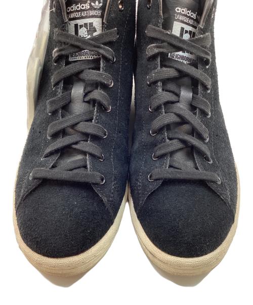 adidas（アディダス）adidas (アディダス) NEIGHBORHOOD (ネイバーフッド) UNDEFEATED (アンディフィーテッド) オフィシャル ミッド 80s ブラック サイズ:27cmの古着・服飾アイテム