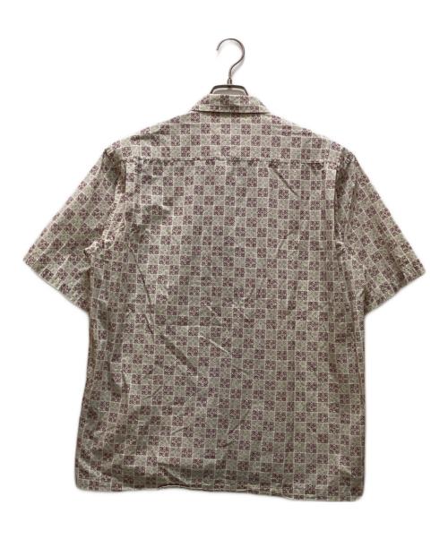 stussy（ステューシー）stussy (ステューシー) 90s 総柄オープンカラーシャツ ベージュ サイズ:Lの古着・服飾アイテム