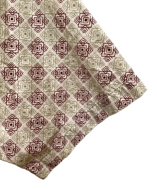 stussy（ステューシー）stussy (ステューシー) 90s 総柄オープンカラーシャツ ベージュ サイズ:Lの古着・服飾アイテム