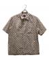 stussy（ステューシー）の古着「90s 総柄オープンカラーシャツ」｜ベージュ
