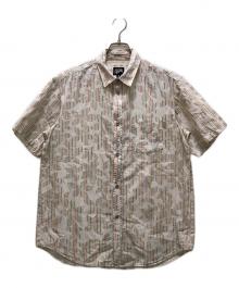 stussy（ステューシー）の古着「総柄シャツ」｜ベージュ