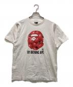 A BATHING APEア ベイシング エイプ）の古着「ベジタブルサルプリントTシャツ」｜ホワイト