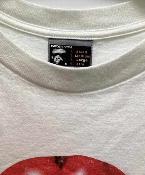 A BATHING APE（ア ベイシング エイプ）A BATHING APE (ア ベイシング エイプ) ベジタブルサルプリントTシャツ ホワイト サイズ:Lの古着・服飾アイテム