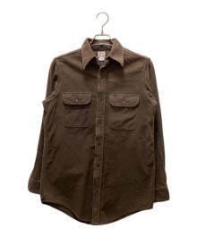 ANATOMICA（アナトミカ）の古着「ビッグA シャモアワークシャツ」｜ブラウン