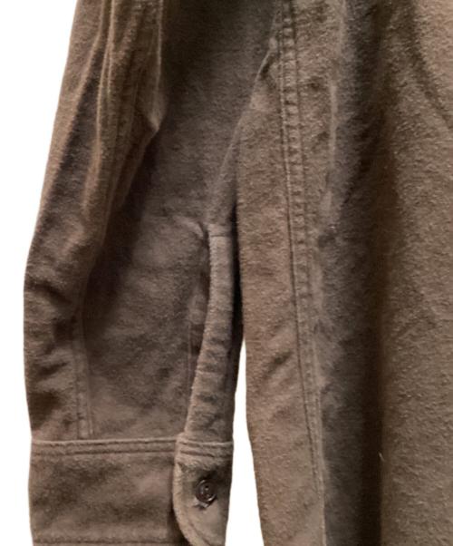 ANATOMICA（アナトミカ）ANATOMICA (アナトミカ) ビッグA シャモアワークシャツ ブラウン サイズ:15の古着・服飾アイテム