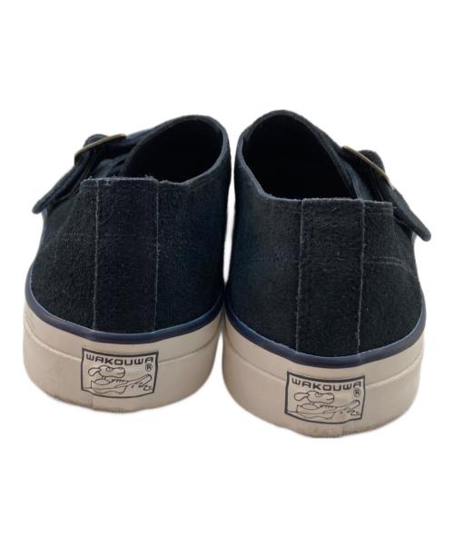 WAKOUWA（ワクワ）WAKOUWA (ワクワ) ANATOMICA (アナトミカ) スウェード  モンク アンラインド ネイビー サイズ:27.5の古着・服飾アイテム
