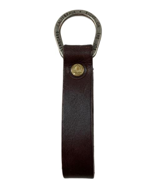 STANDARD CALIFORNIA（スタンダードカリフォルニア）STANDARD CALIFORNIA (スタンダードカリフォルニア) htc (エイチティーシー) コラボスタッズレザーキーリング ブラウンの古着・服飾アイテム
