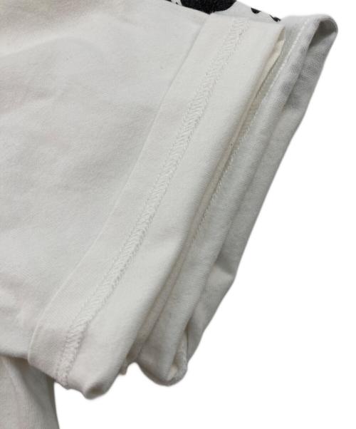 VANSON（バンソン）VANSON (バンソン) TOM and JERRY (トム アンド ジェリー) コラボ刺繍Tシャツ ホワイト サイズ:Lの古着・服飾アイテム