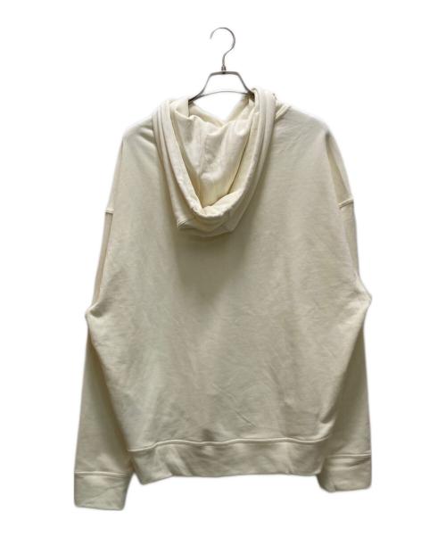 JIL SANDER+（ジルサンダープラス）JIL SANDER+ (ジルサンダープラス) ロゴプリントプルオーバーパーカー アイボリー サイズ:XLの古着・服飾アイテム