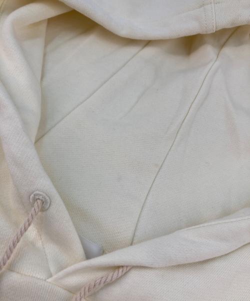 JIL SANDER+（ジルサンダープラス）JIL SANDER+ (ジルサンダープラス) ロゴプリントプルオーバーパーカー アイボリー サイズ:XLの古着・服飾アイテム