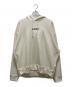 JIL SANDER+（ジルサンダープラス）の古着「ロゴプリントプルオーバーパーカー」｜アイボリー