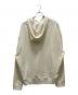 JIL SANDER+ (ジルサンダープラス) ロゴプリントプルオーバーパーカー アイボリー サイズ:XL：19000円