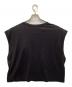 FENDI (フェンディ) ロゴパッチノースリーブカットソー ブラック サイズ:XL：9000円