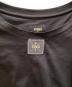 中古・古着 FENDI (フェンディ) ロゴパッチノースリーブカットソー ブラック サイズ:XL：9000円
